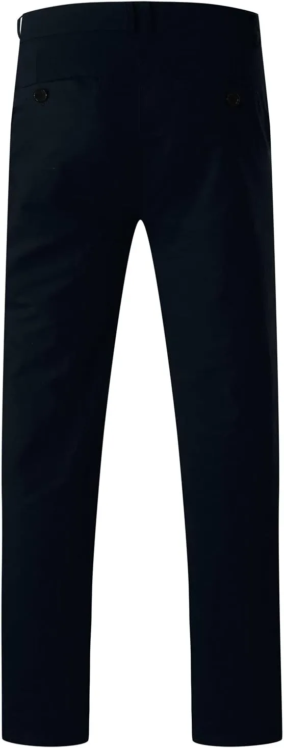 Mens Fashion Joggers Solid Color Trousers Casual Cotton Cargo Pants Loose Fit Hiking Pants Gym Sweatpants Overalls