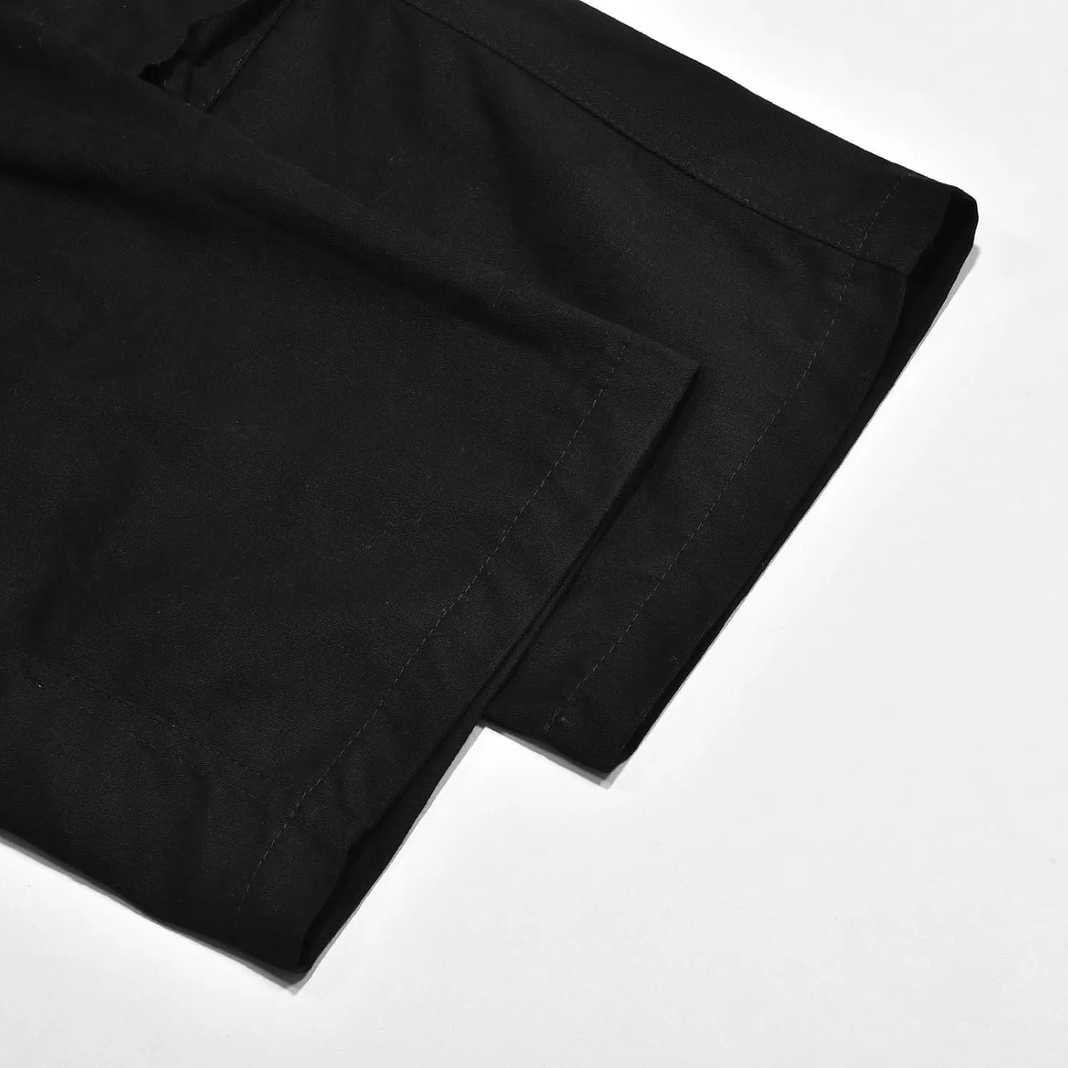 Mens New Loose Casual Cargo Pant Outdoor Tactical Combat Straight Trousers Military Drawstring Multi Pockets Fashion Overalls
