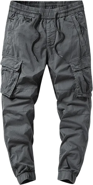 MIDOO Golf Pants Men Tapered Leg Waterproof Baggy Sweat Pants Lightweight Hiking Work Pants Relaxed Fit Straight Leg Tousers