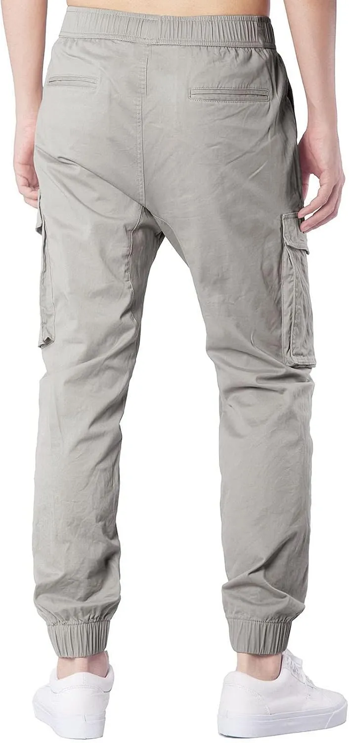 MIDOO Mens Cargo Pant Slim Fit Casual Lightweight Jogger Loose Sweatpants Stretch Work Fishing Travel Outdoor Pant Overalls