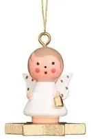 Mini angel - Floating on a star - Christmas tree decoration