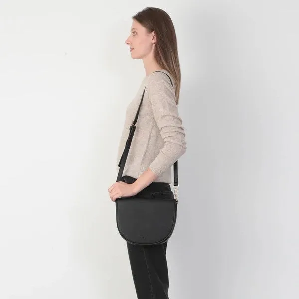Mini Saddle Bag (Black Pebble)
