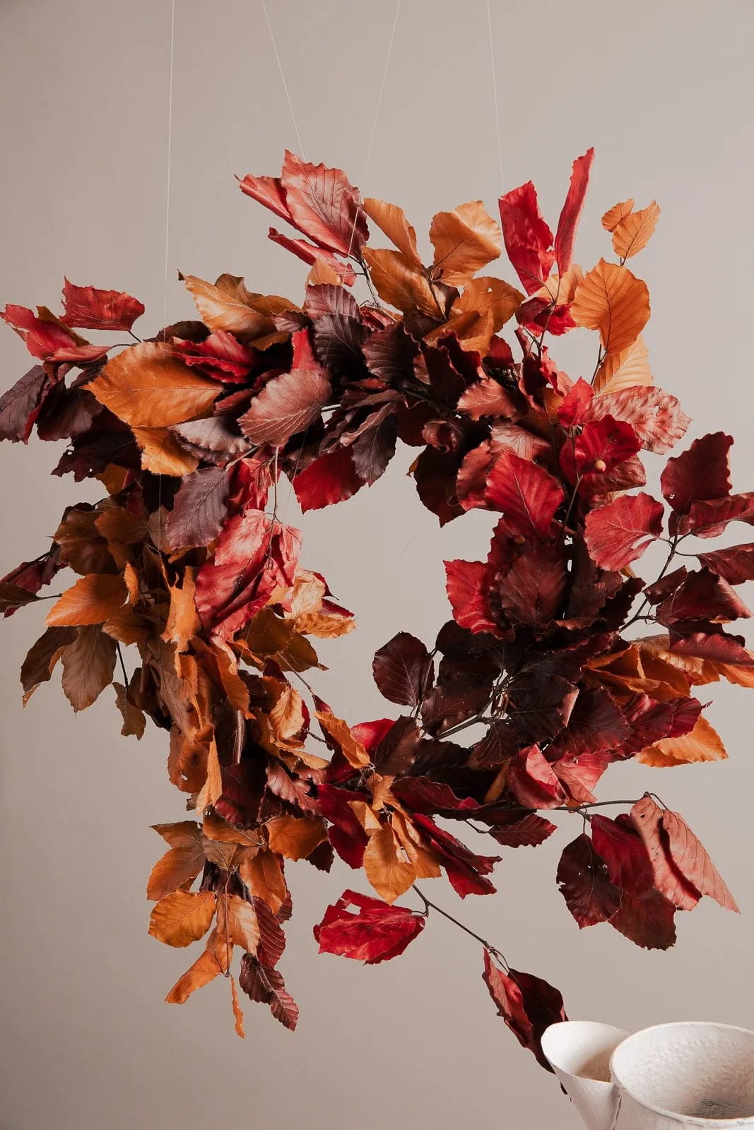 Modern Christmas Wreath No.4 / Soft Auutmn- Winter Door Wreath Christmas Decoration / Christmas Wreath / Xmas Door Wreath