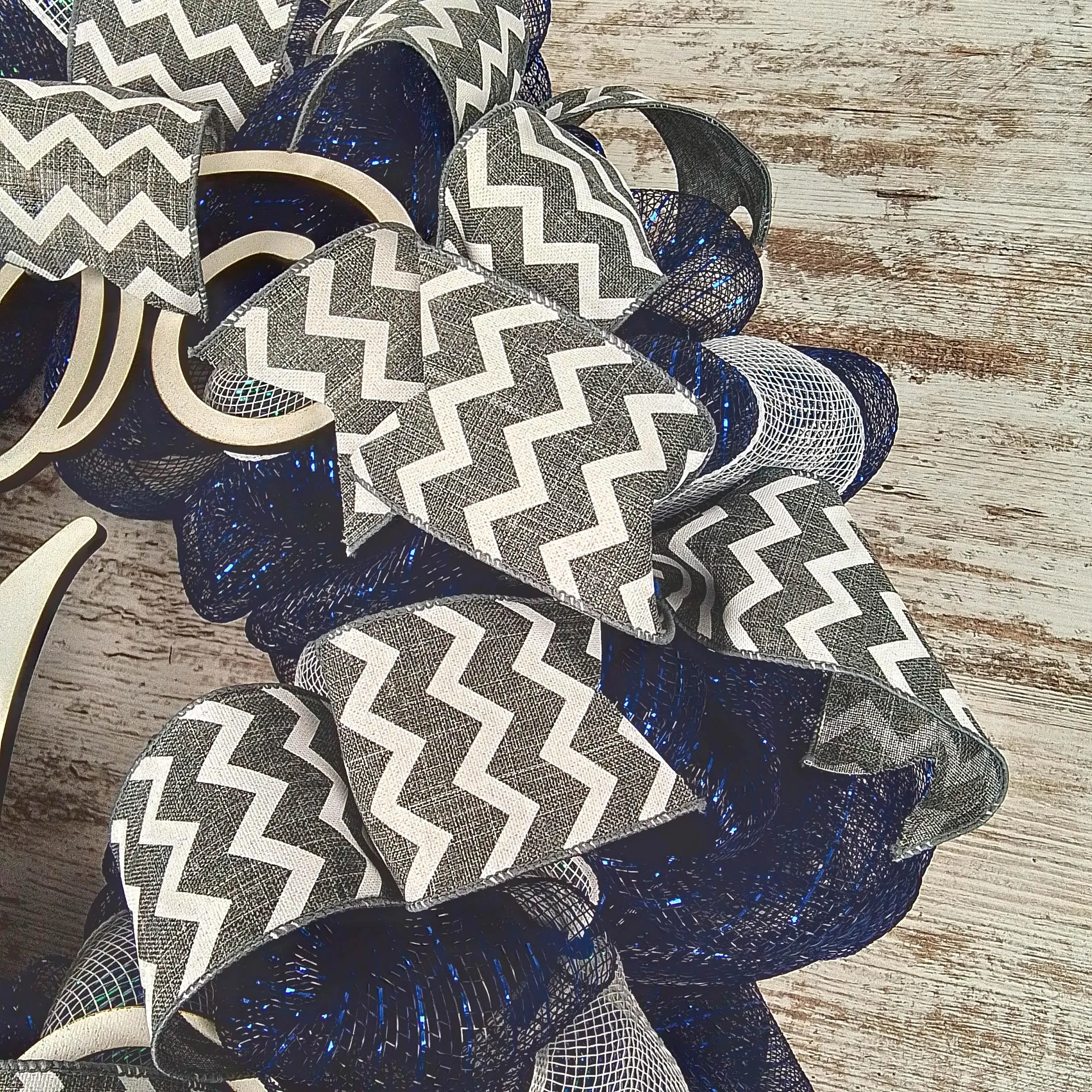 Monogram Front Door Wreath, Everyday Letter Door Wreath - Customize Me!