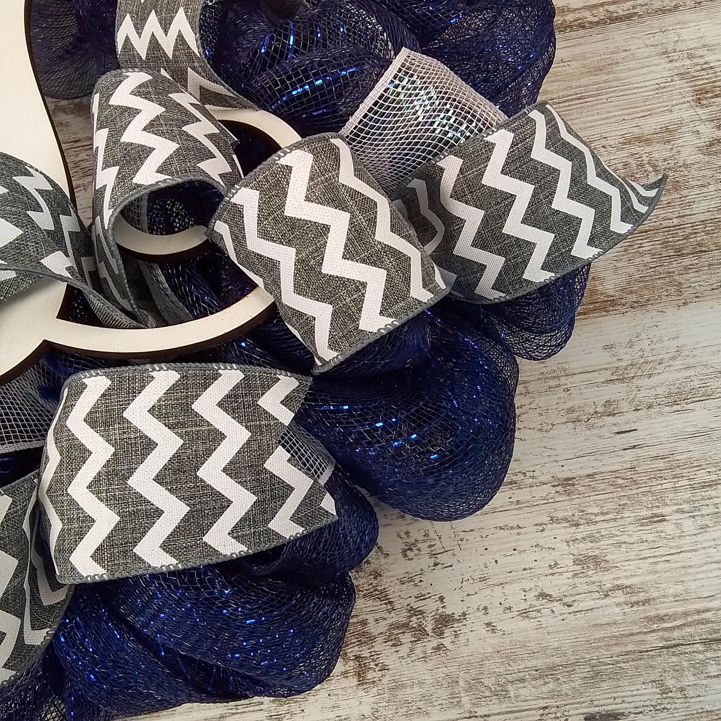 Monogram Front Door Wreath, Everyday Letter Door Wreath - Customize Me!