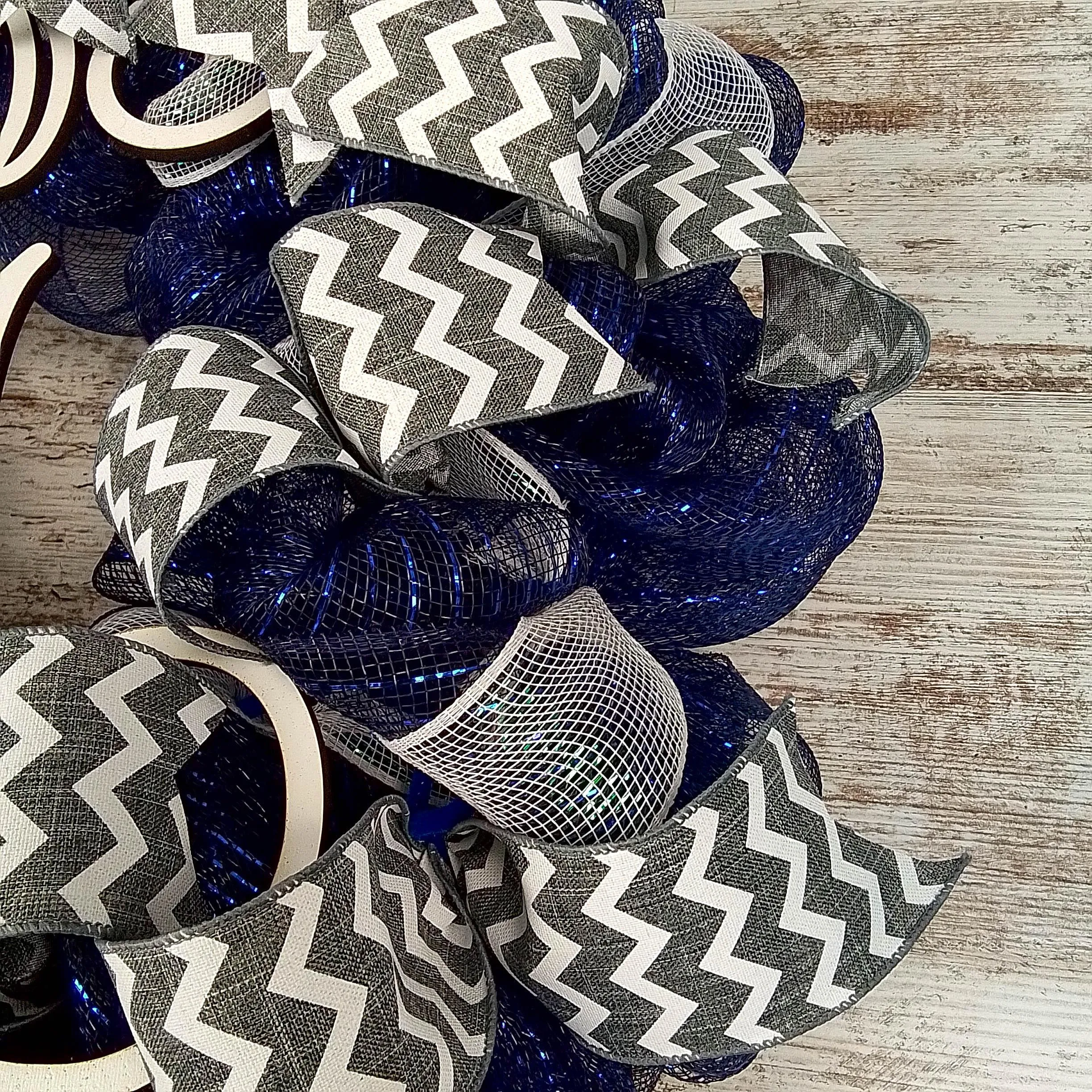 Monogram Front Door Wreath, Everyday Letter Door Wreath - Customize Me!