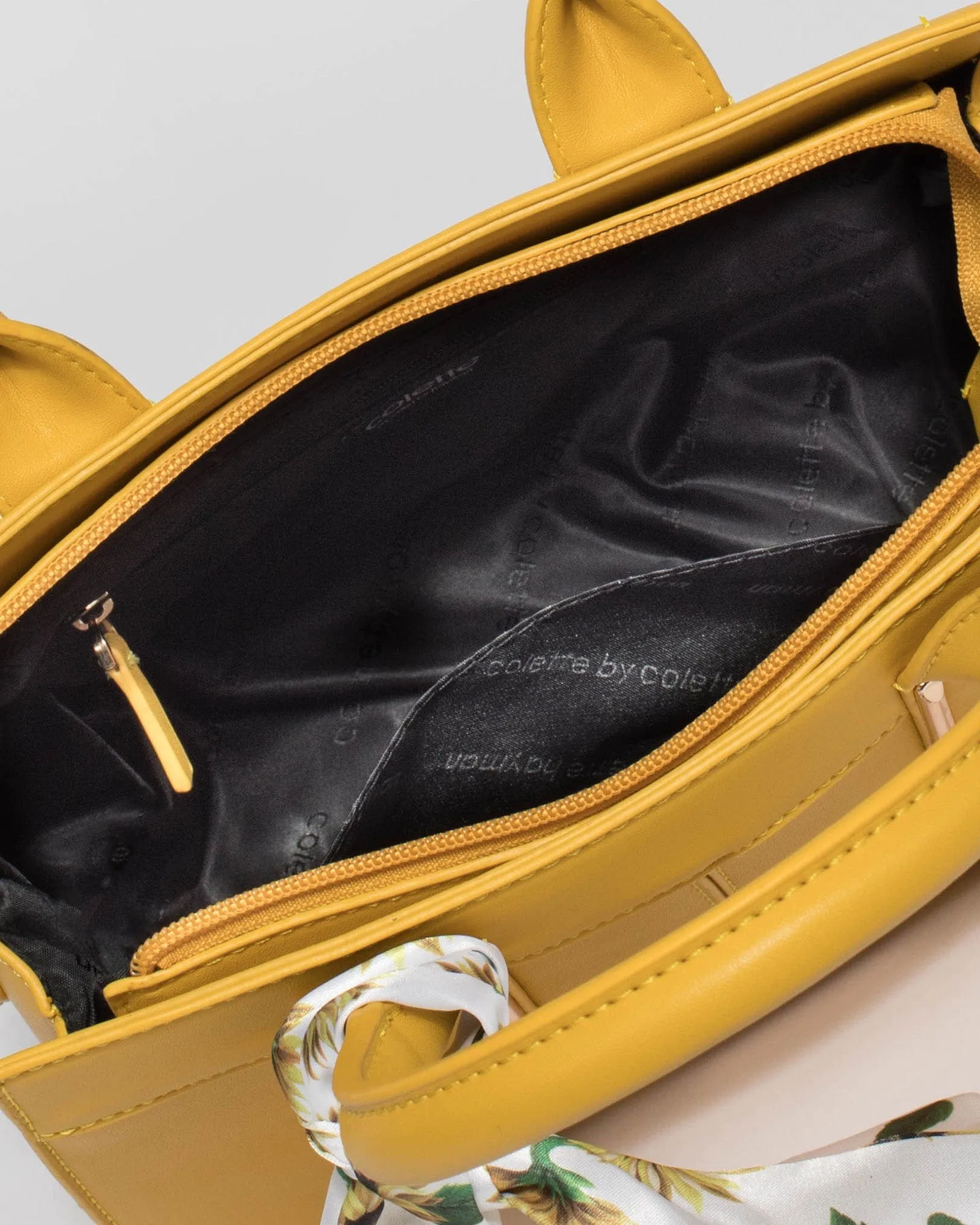 Mustard Stef Scarf Mini Bag