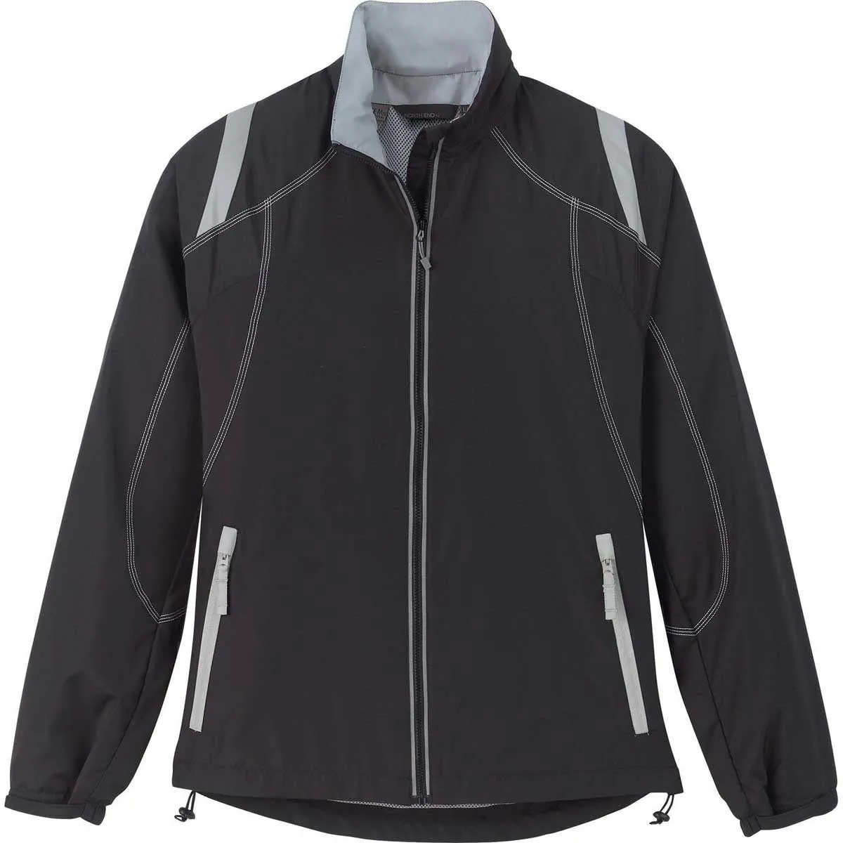 North End Women's Black Endurance Lightweight Colorblock Jacket