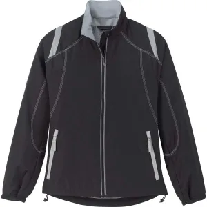 North End Women's Black Endurance Lightweight Colorblock Jacket