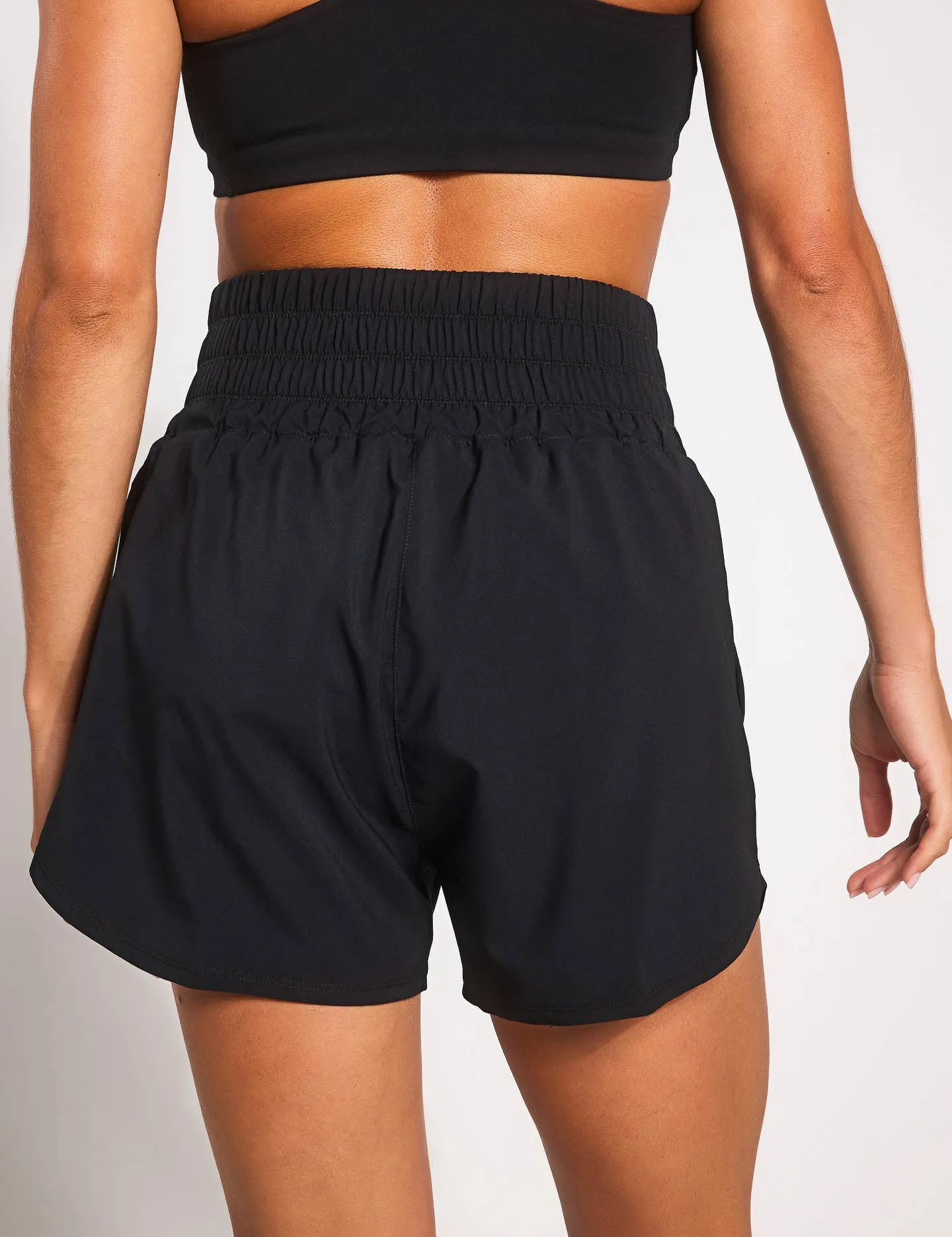 One Ultra High 3" Brief-Lined Shorts - Black