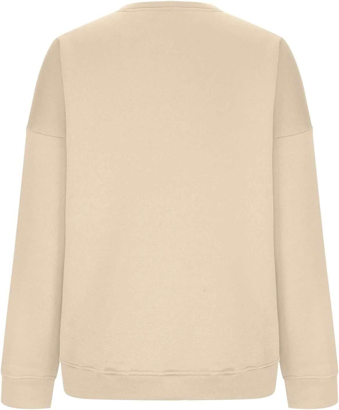 Oversized Crewneck Sweatshirts Women Loose Fit Drop Shoulder FLeece Hoodie Preppy Casual Long Sleeve Pullover Sweaters