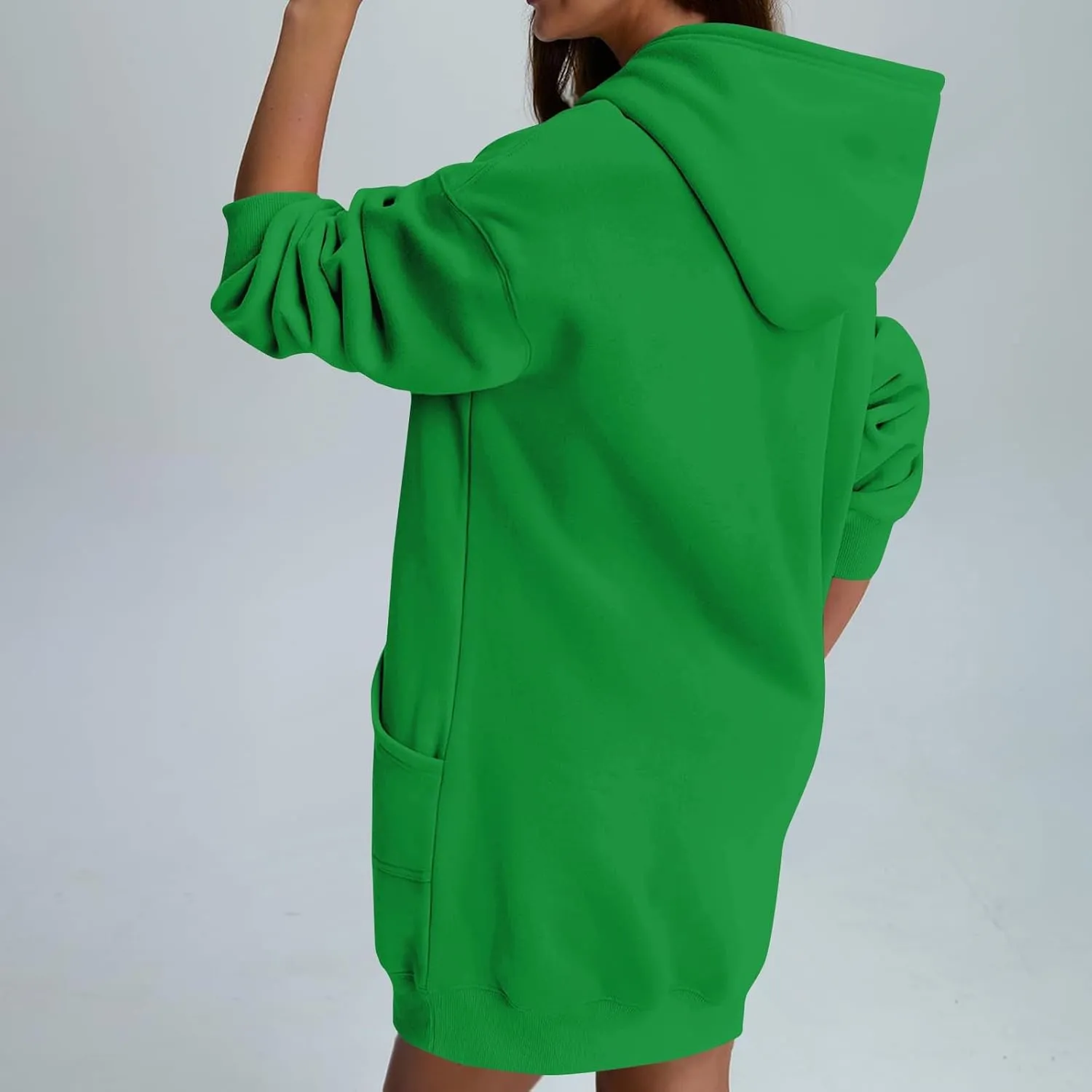 Oversized Hoodies for Women Fleece Long Sleeve Hooded Sweatshirt Loose Fitting Tops Drawstring Pullover with Pocket