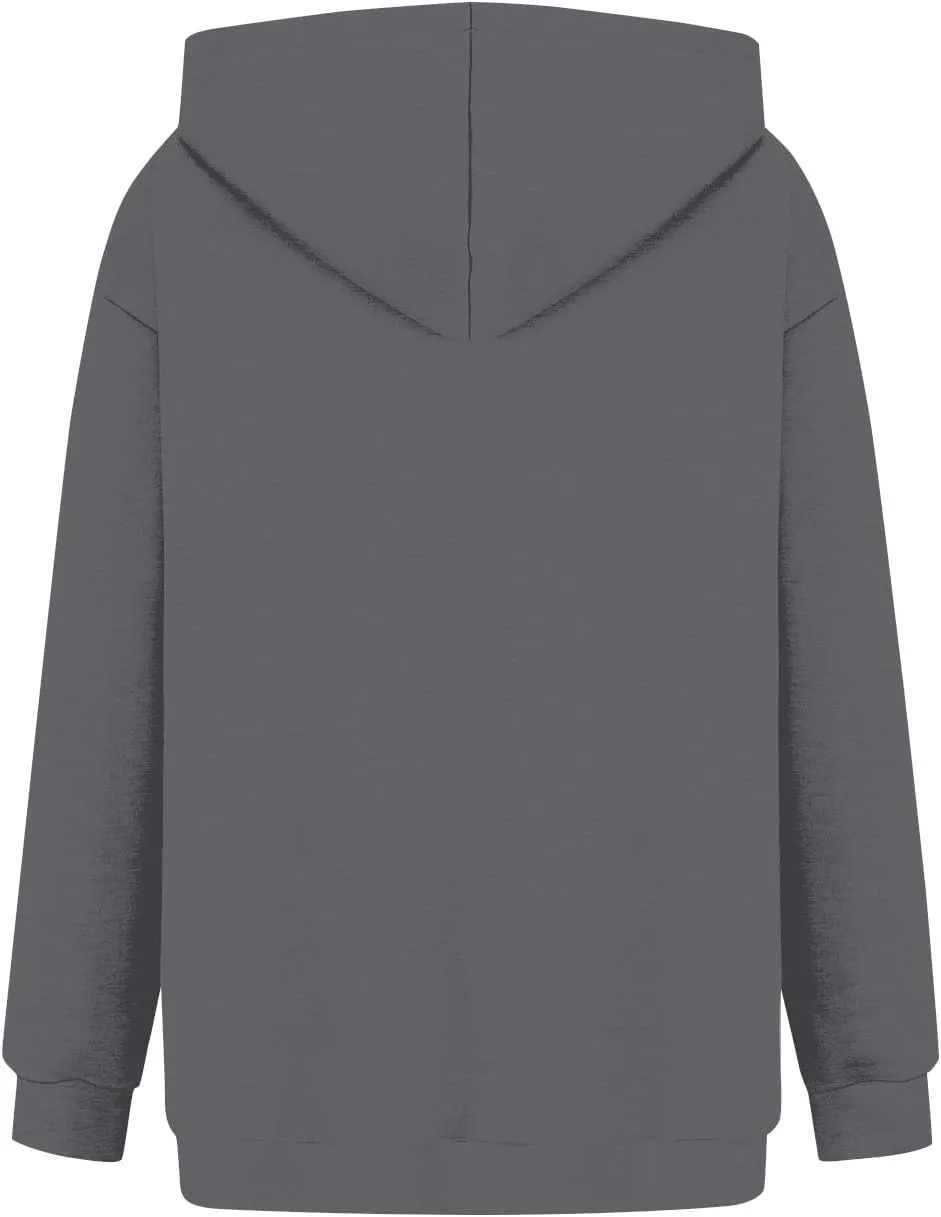 Oversized Sweatshirt for Women Y2k Hoodie Hooded Pullover Tops Fall Clothes with Pocket Sweaters Casual Outfits Fall
