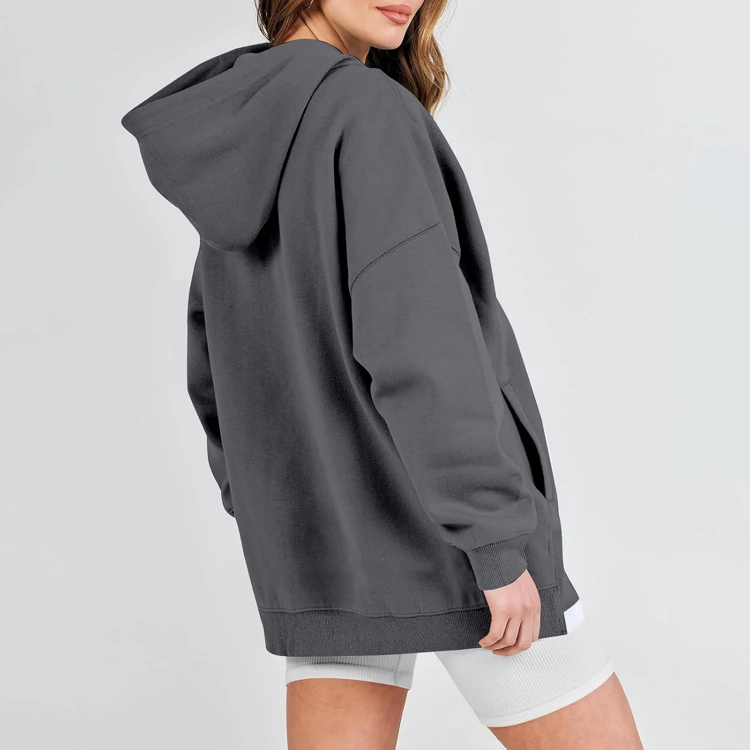 Oversized Sweatshirt for Women Y2k Hoodie Hooded Pullover Tops Fall Clothes with Pocket Sweaters Casual Outfits Fall