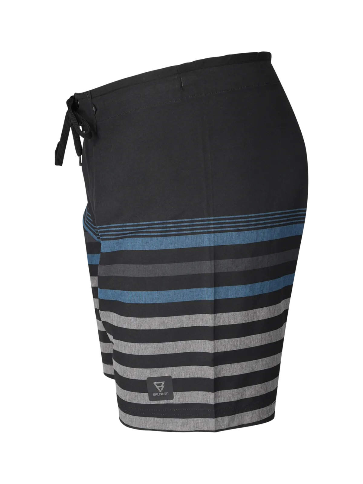 Paitor-Stripe Men Boardshorts | Black