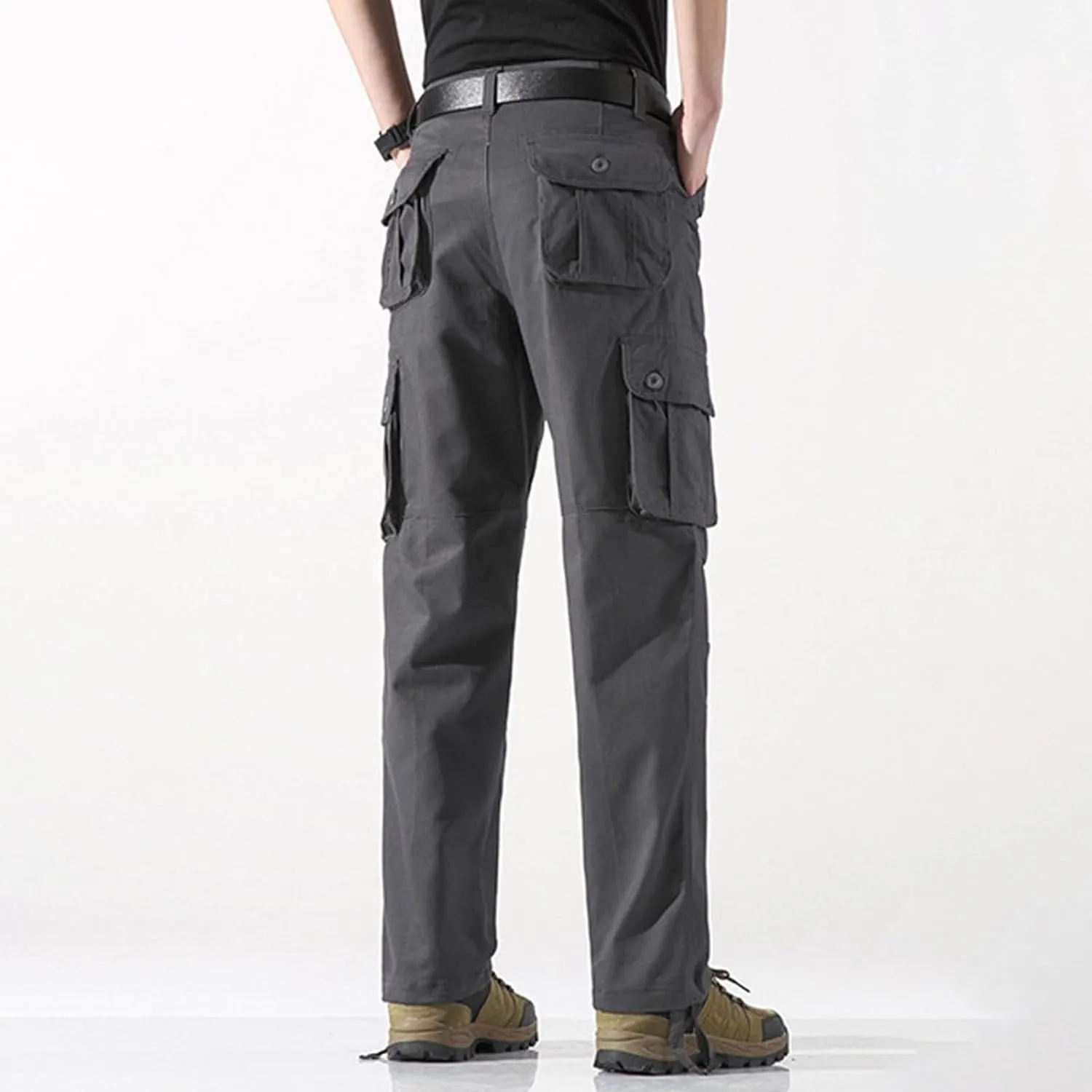 Pants for Men Cargo Work Pants for Men Men's Work Pants Relaxed Fit Fleece Lined Jeans Pants Men Mens Carpenter
