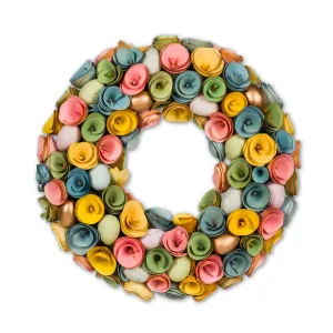 Pastel Egg & Flower Wreath