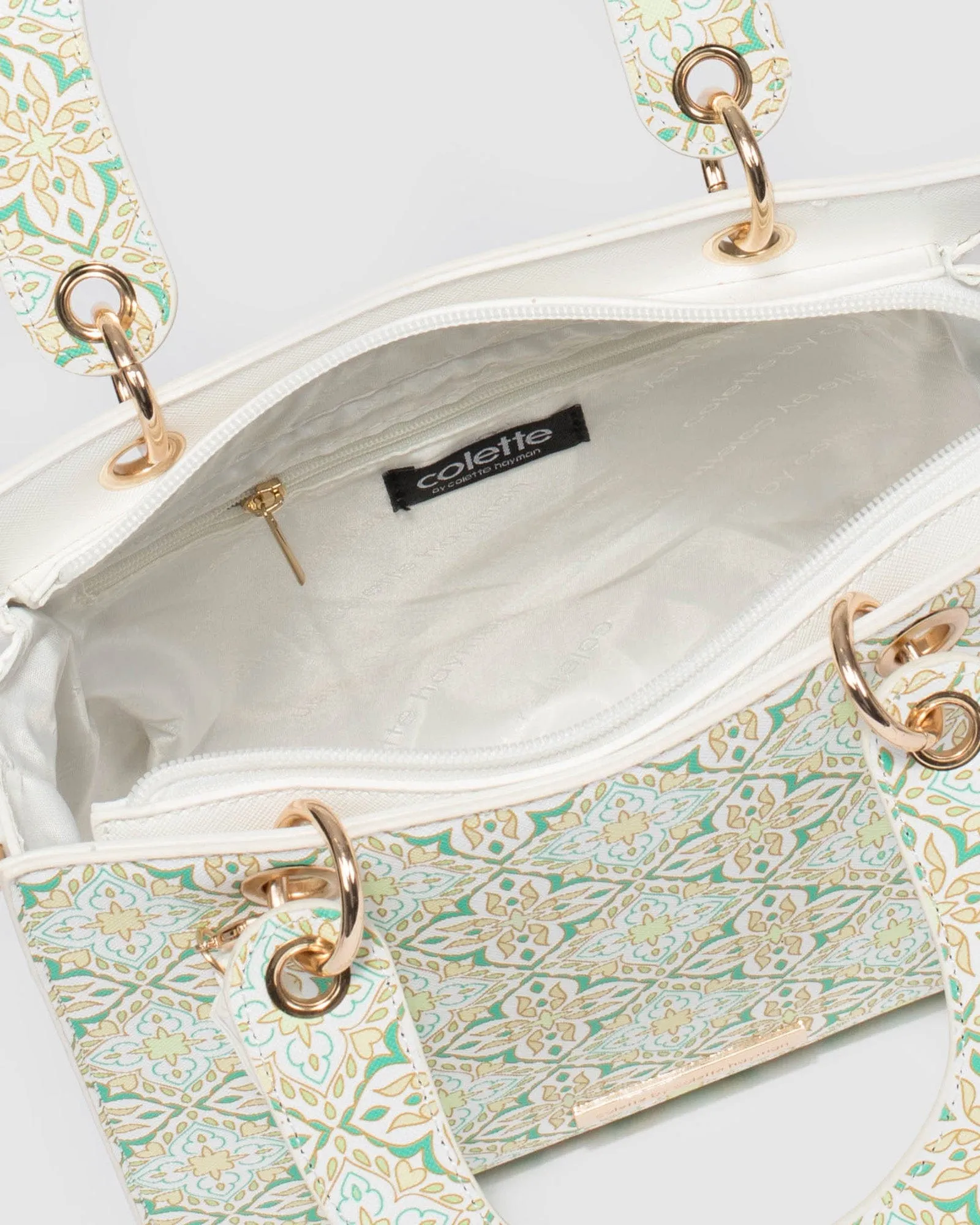 Print Ella Tassel Tote Bag
