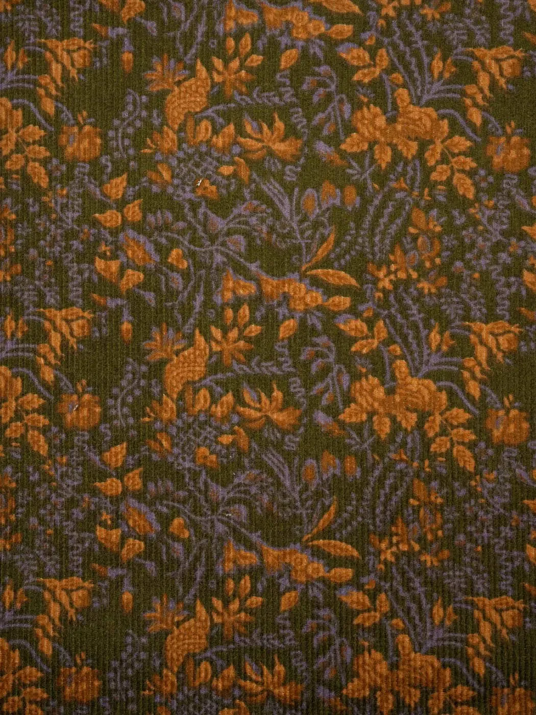 Pure Organic Cotton Mid-Weight Corduroy Fabric ( OG4361 Print )