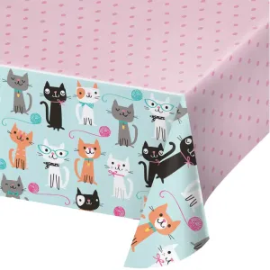 Purrfect Cat Party Tablecover