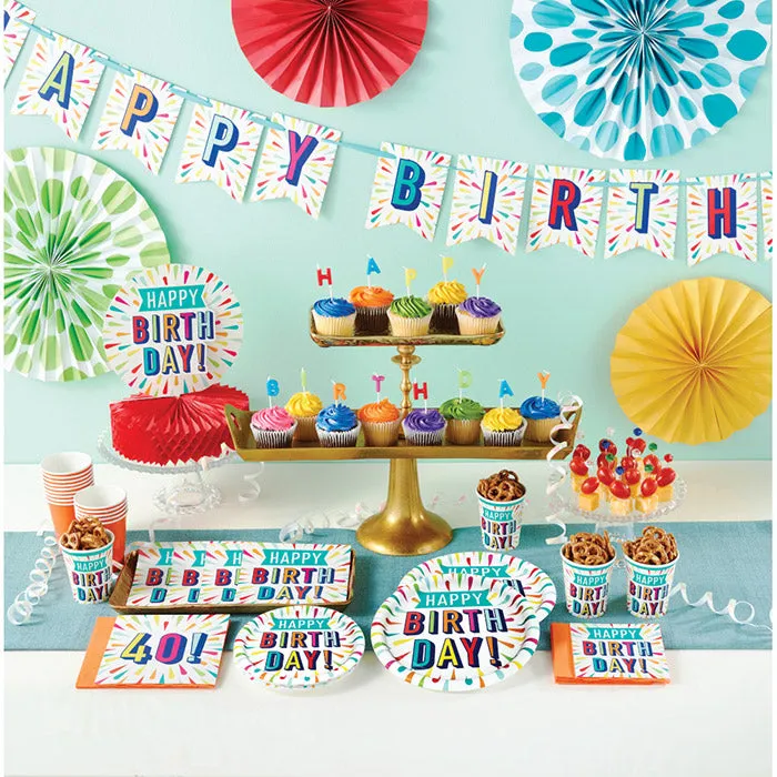 "50" Birthday Burst Luncheon Napkin (16/Pkg)