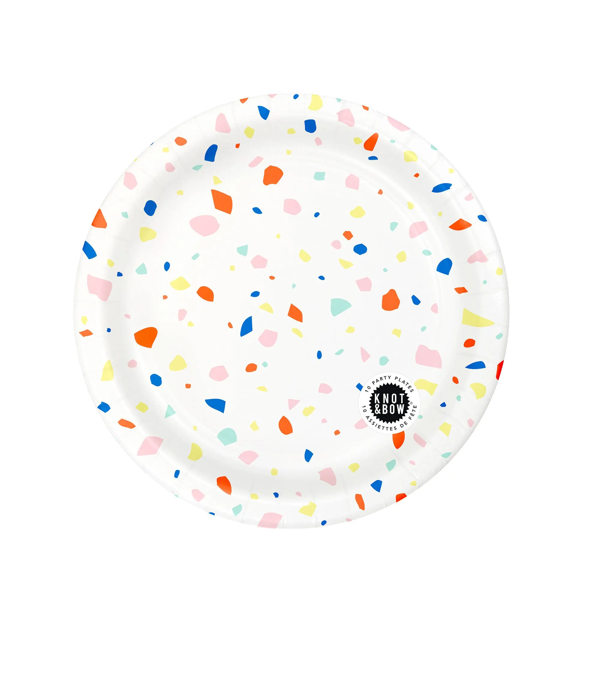 Rainbow Chip Large Party Plate