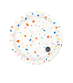 Rainbow Chip Large Party Plate