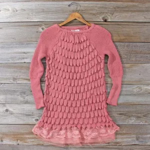 Rolling Mist Sweater in Dusty Pink