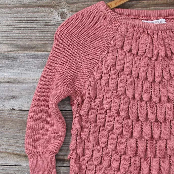 Rolling Mist Sweater in Dusty Pink