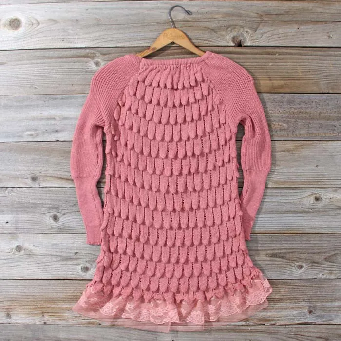 Rolling Mist Sweater in Dusty Pink