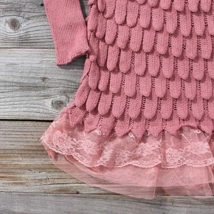 Rolling Mist Sweater in Dusty Pink