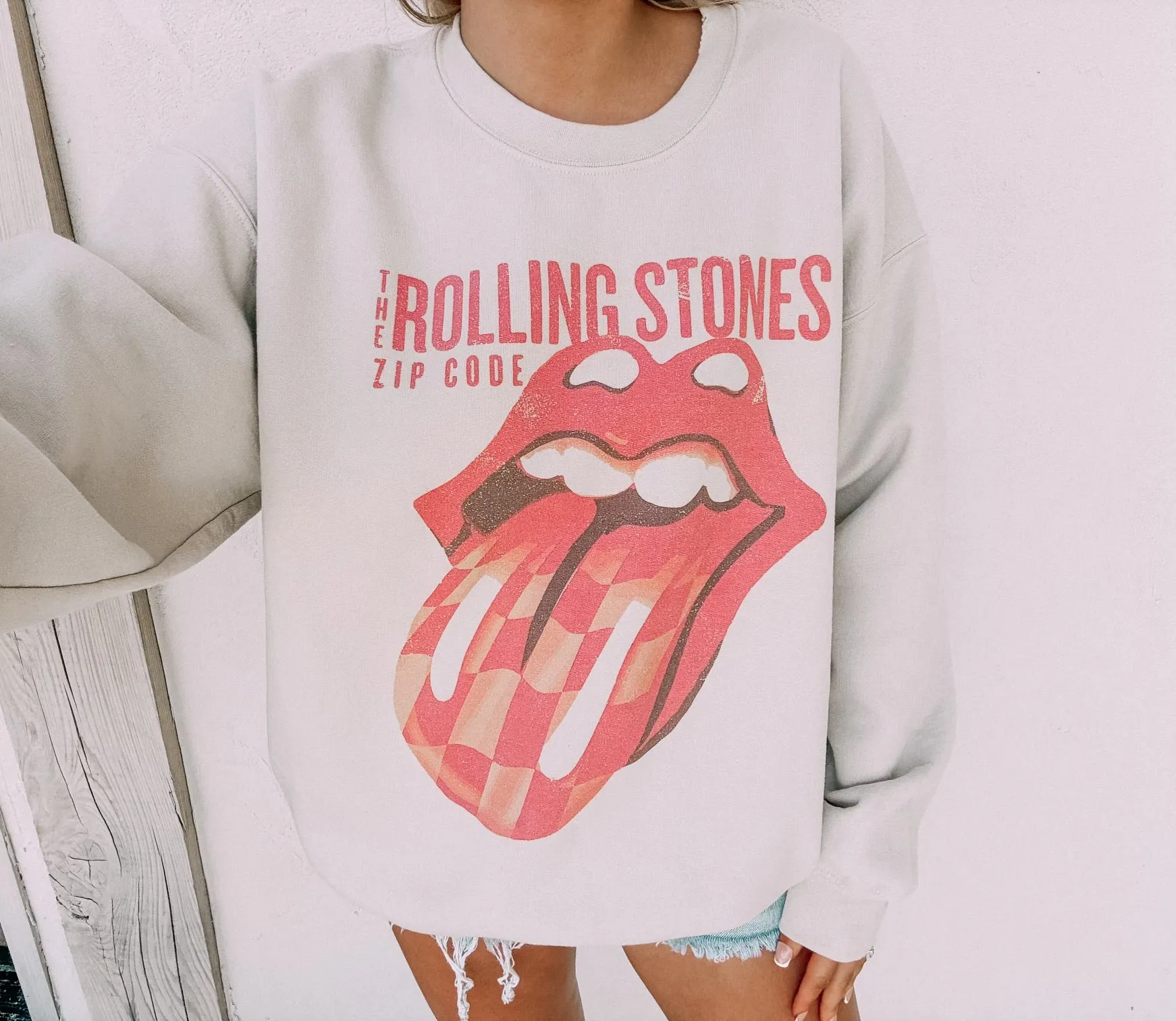 Rolling Stones Thrifted Sweatshirt