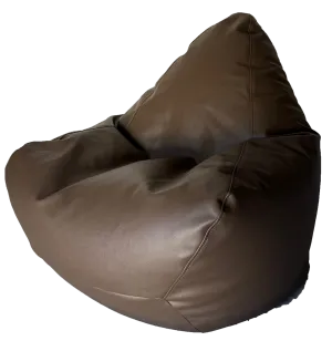 Sale Classic Vinyl Bean Bag In Toffee Brown