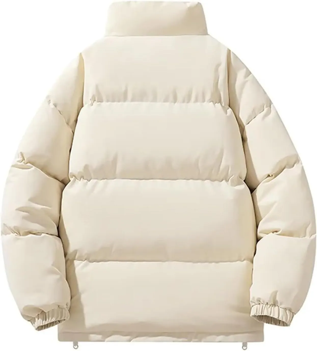 SaoBiiu Men's Parkas Jacket Cotton Padded Coat Men Hooded Oversize Winter Coat