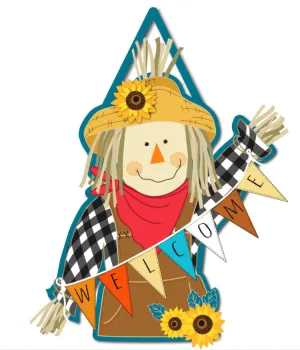 Scarecrow Welcome Door Decor