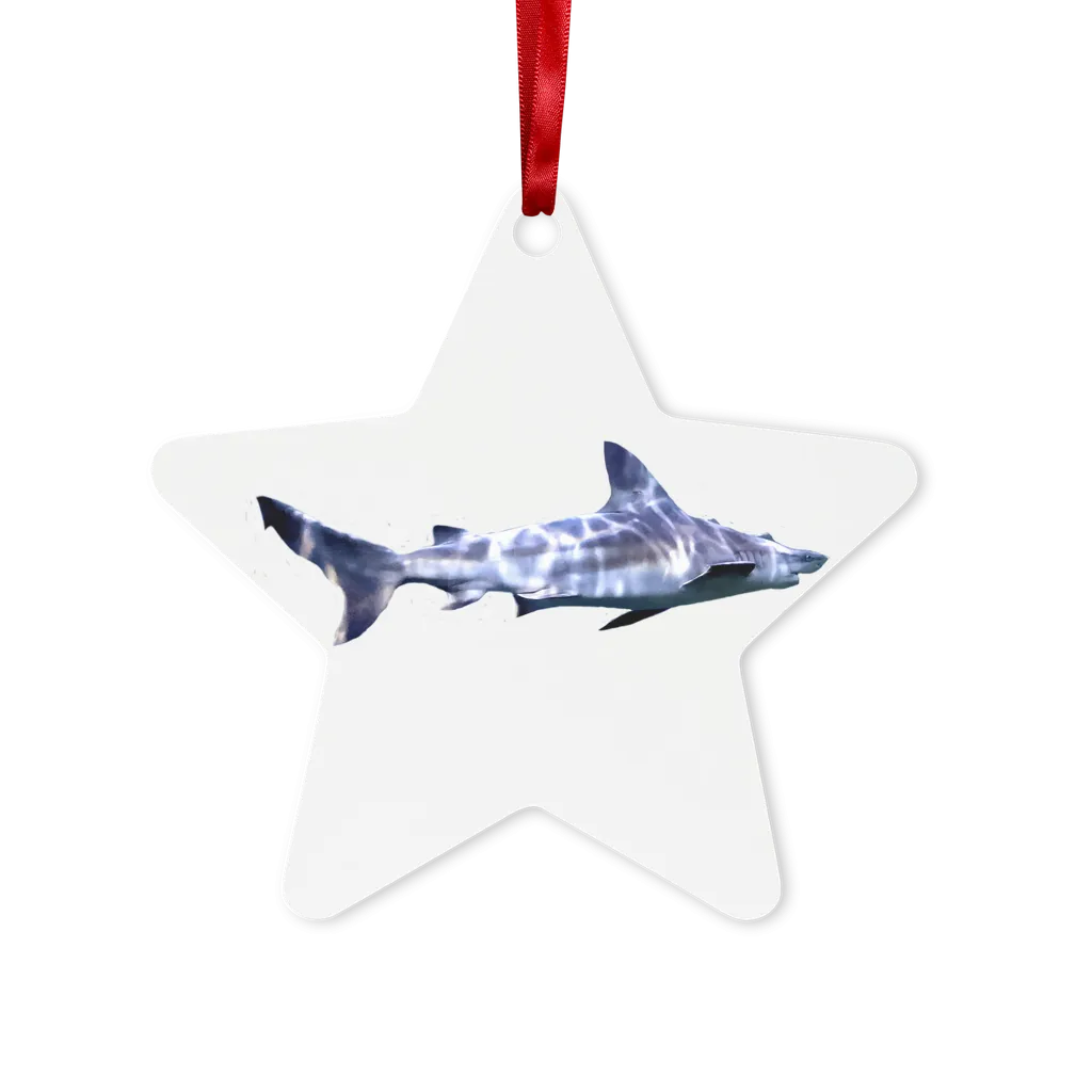 Shark Metal Hanging Ornament