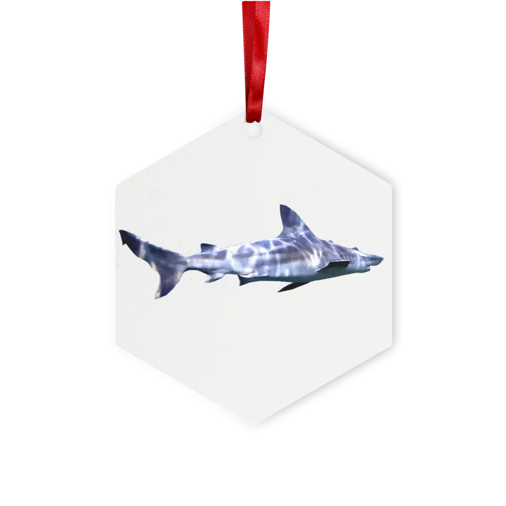 Shark Metal Hanging Ornament