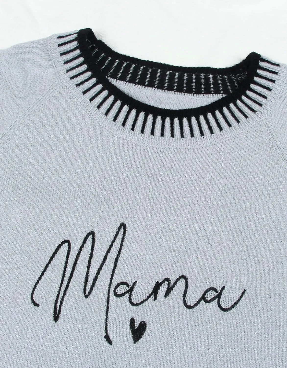 shermie Women's Long Sleeve Crew Neck Sweater Casual Lightweight American Flag Pullover Sweaters