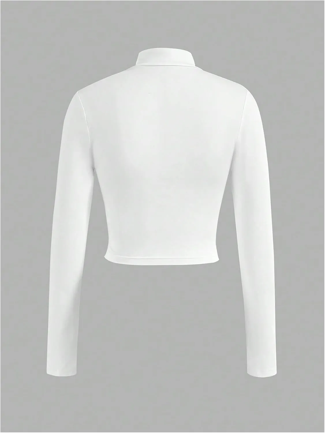 SOLY HUX Women's Full Zip Workout Running Crop Tops Athletic Jacket Long Sleeve Yoga Cropped Tee Shirts