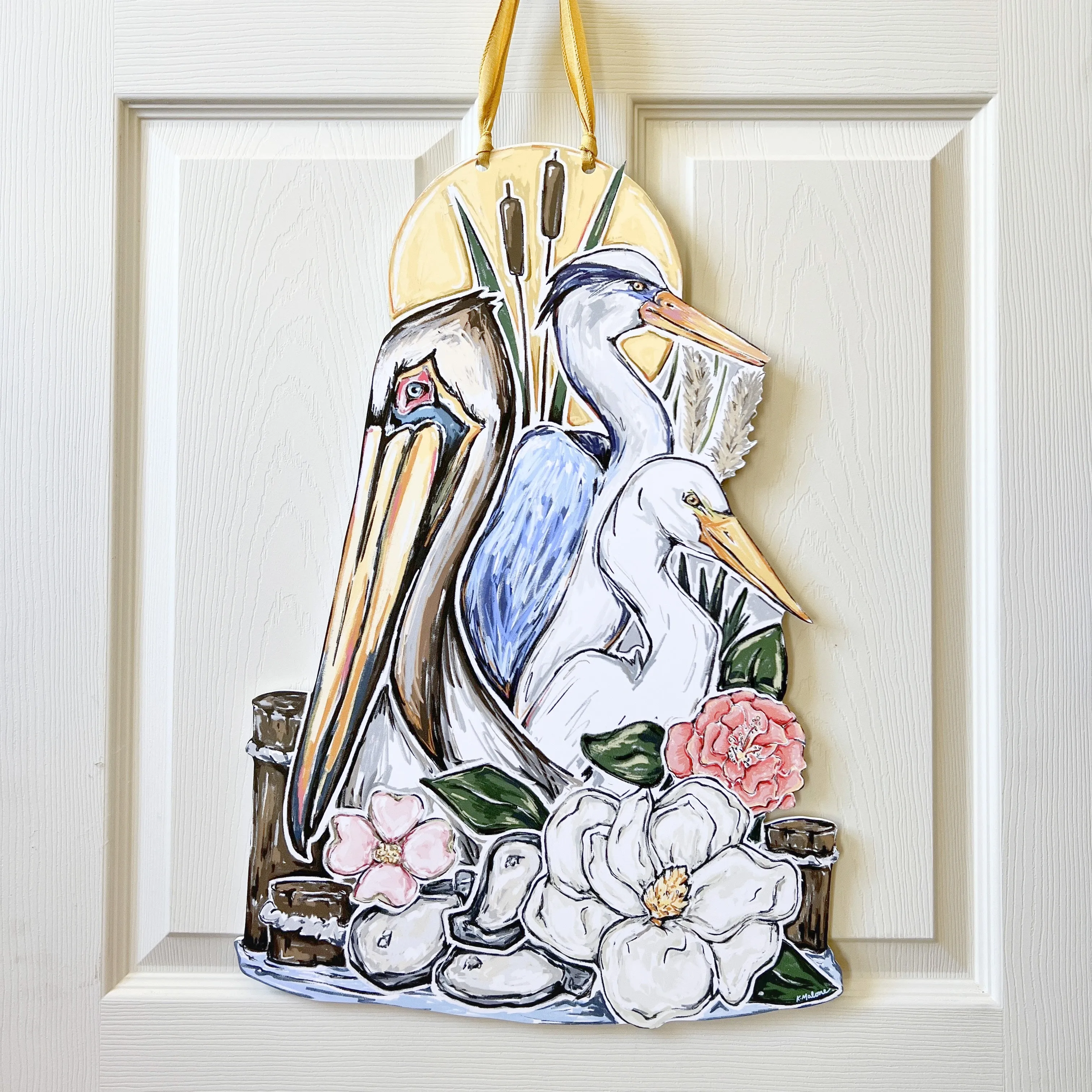 Southern Marshland Door Hanger
