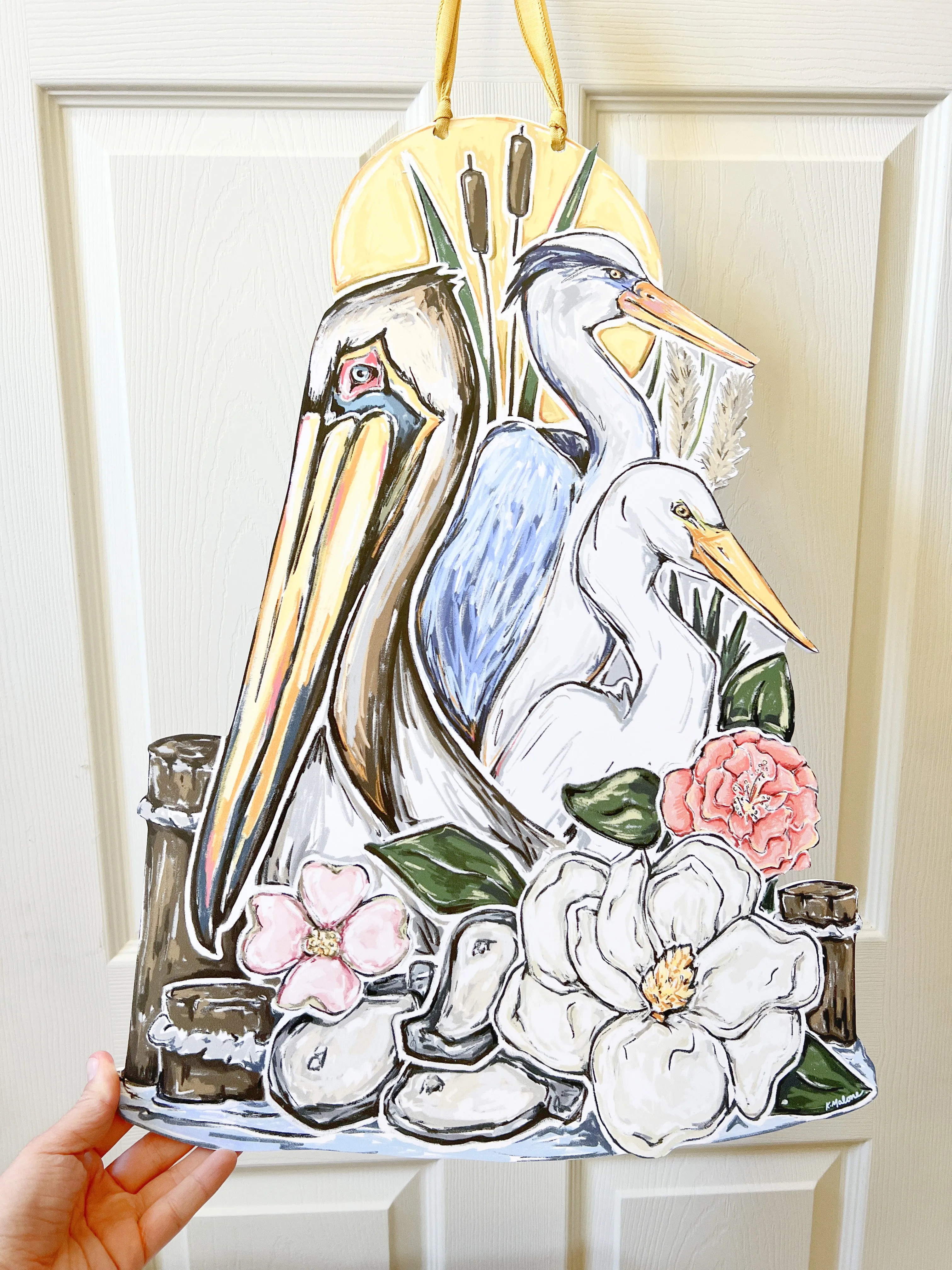 Southern Marshland Door Hanger