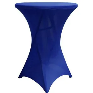 Spandex Royal Blue Tablecloth