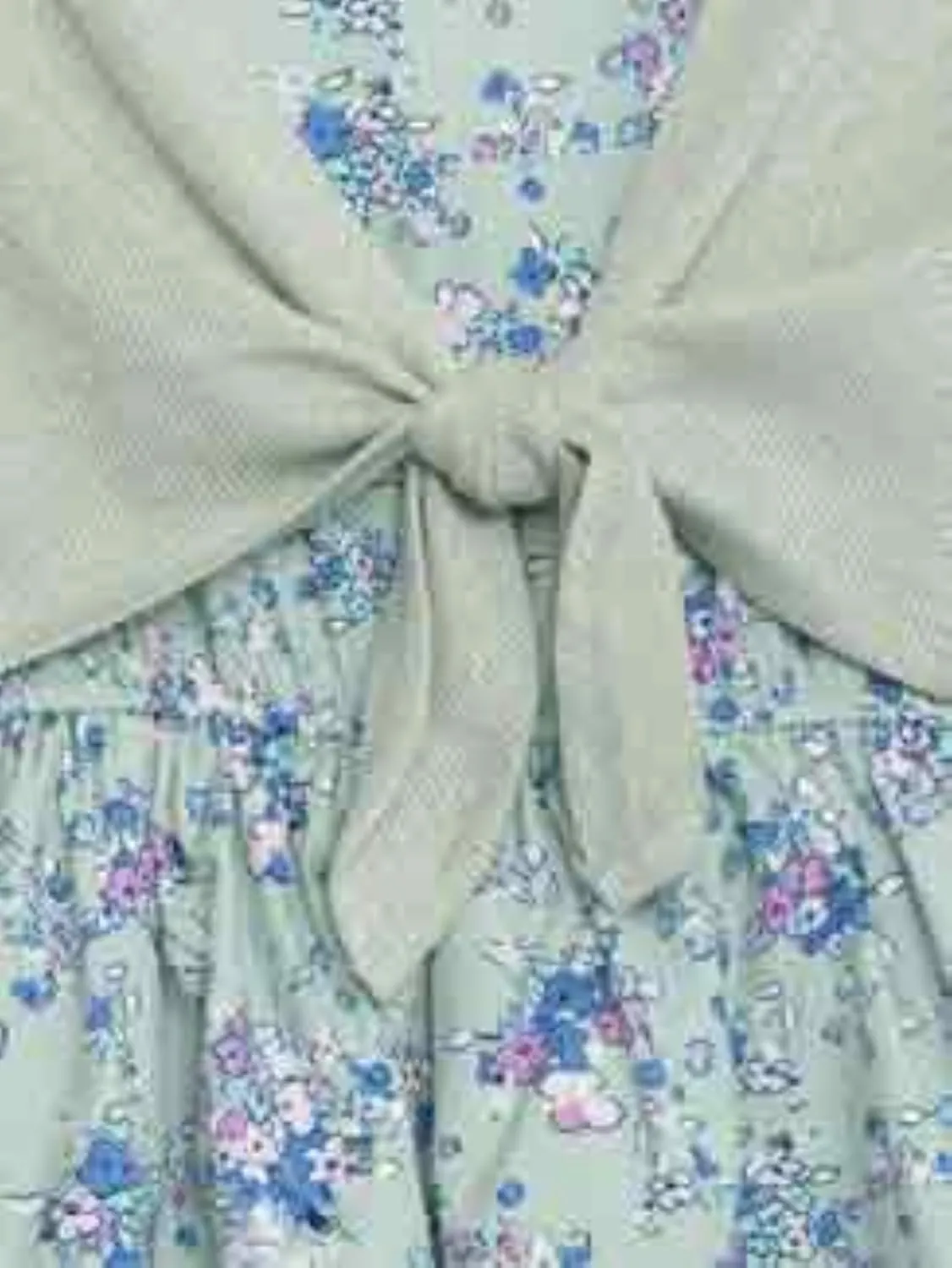 Speechless Girls' Sleeveless Tiered Dress and Tie Front Cardigan