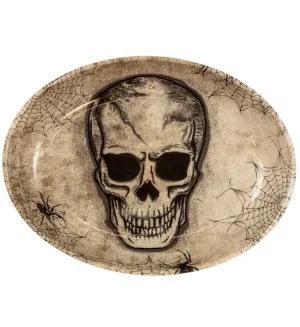 Spooky Skull Halloween Serving Bowl