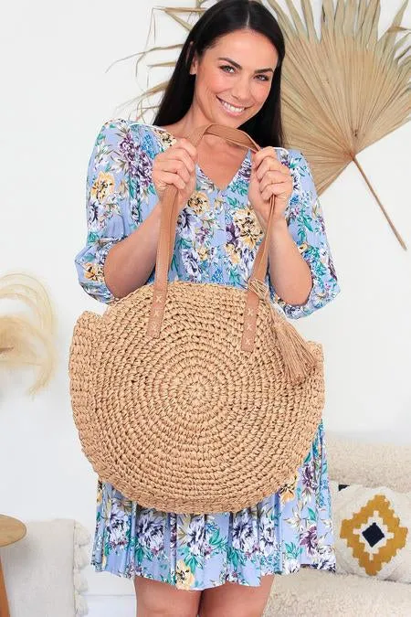 Straw bag