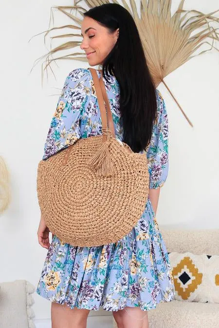 Straw bag