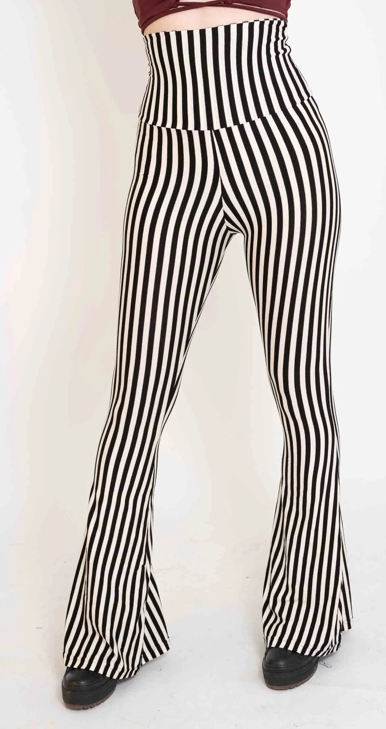 Stripe Party Flare Pants