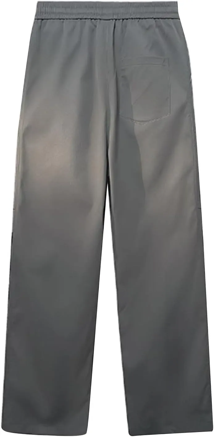 Sweatpants for Men Athletic Tapered Classic Slacks Men Expandable Waist Solid Color Split Airoft Relaxed Fit Pants