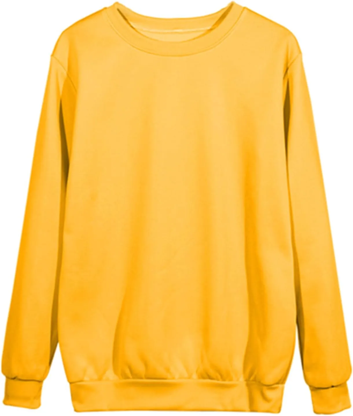 Sweatshirt for Women Fall Fashion Long Sleeve Pullover Crewneck Shirt Tops Teen Girl Casual Oversized Workout Sweater