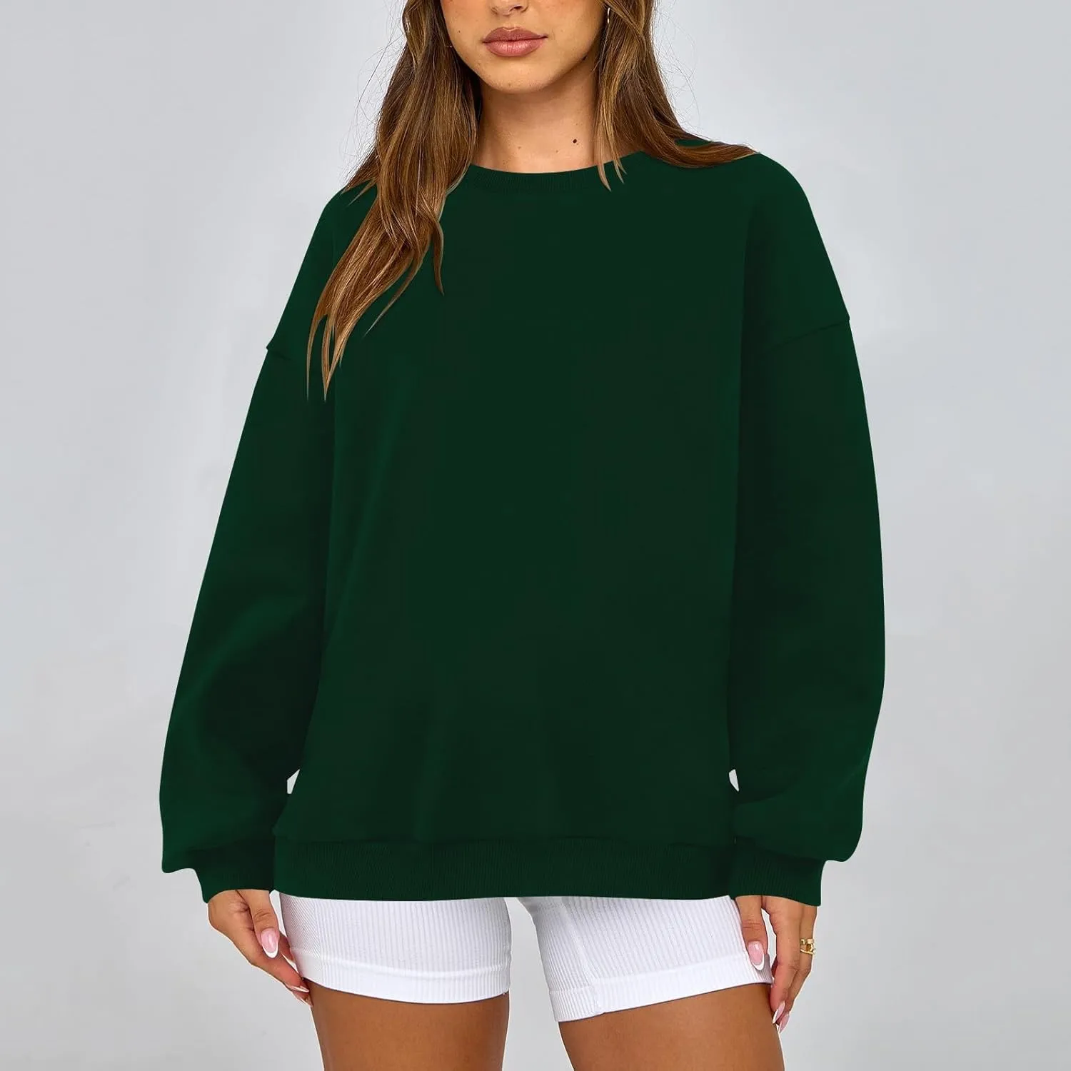 Sweatshirt for Women Fleece Tunic Pullover Plus Size Crewneck Sweatshirts Oversized Hoodies Warm Sweaters